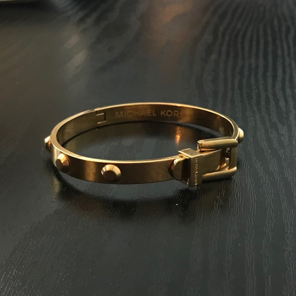 Michael Kors Astor Gold Buckle Bracelet